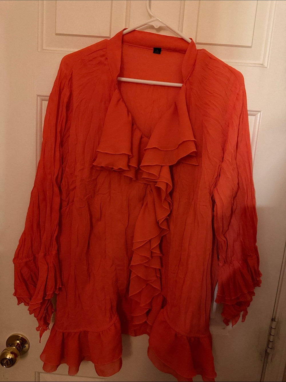 Vibrant Orange Women's Top